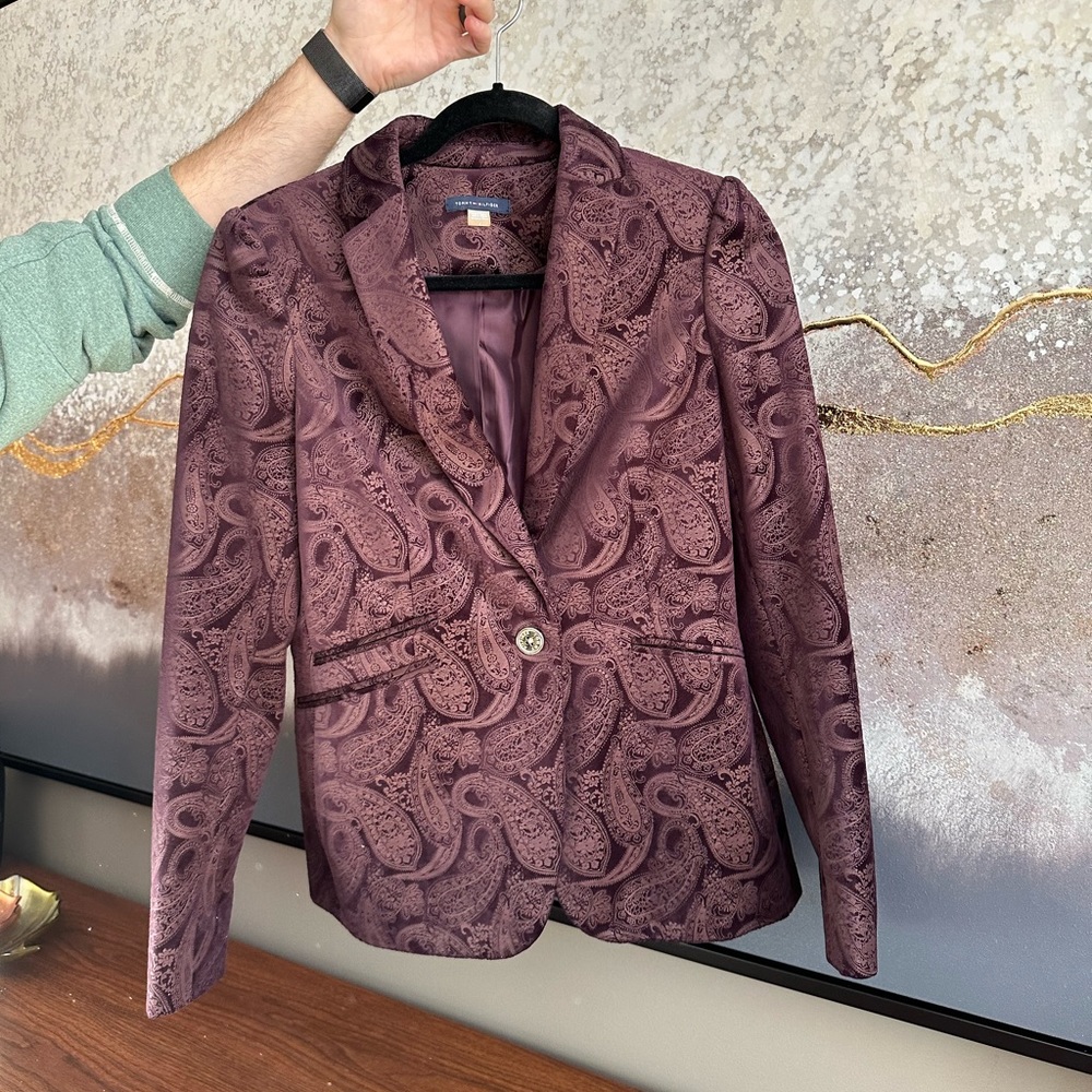 Velvet blazer